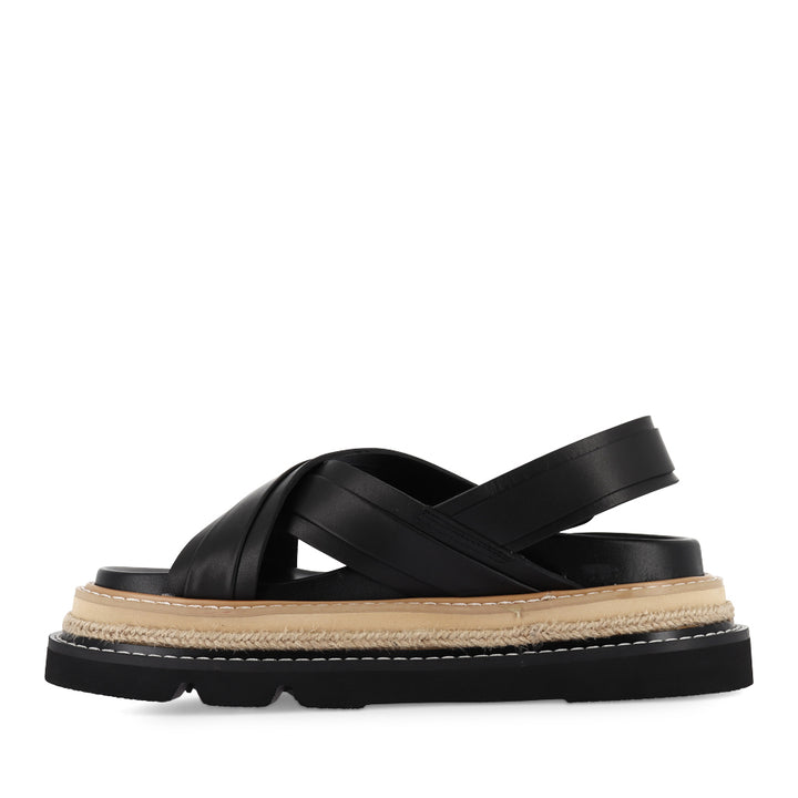 VEENA - BLACK LEATHER