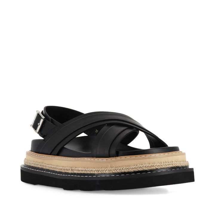 VEENA - BLACK LEATHER