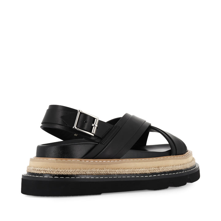 VEENA - BLACK LEATHER