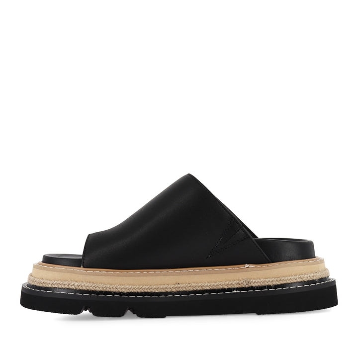 VENETIA - BLACK LEATHER