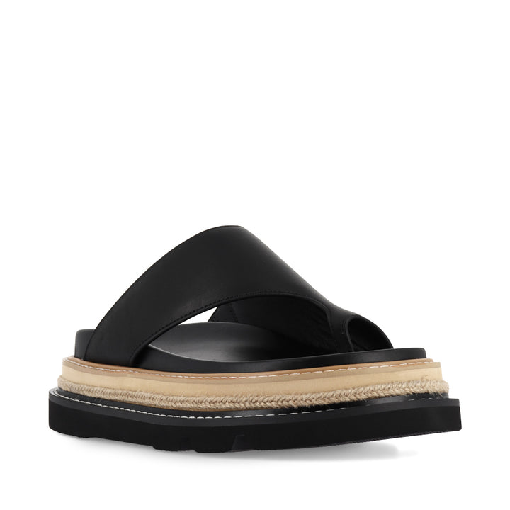 VENETIA - BLACK LEATHER