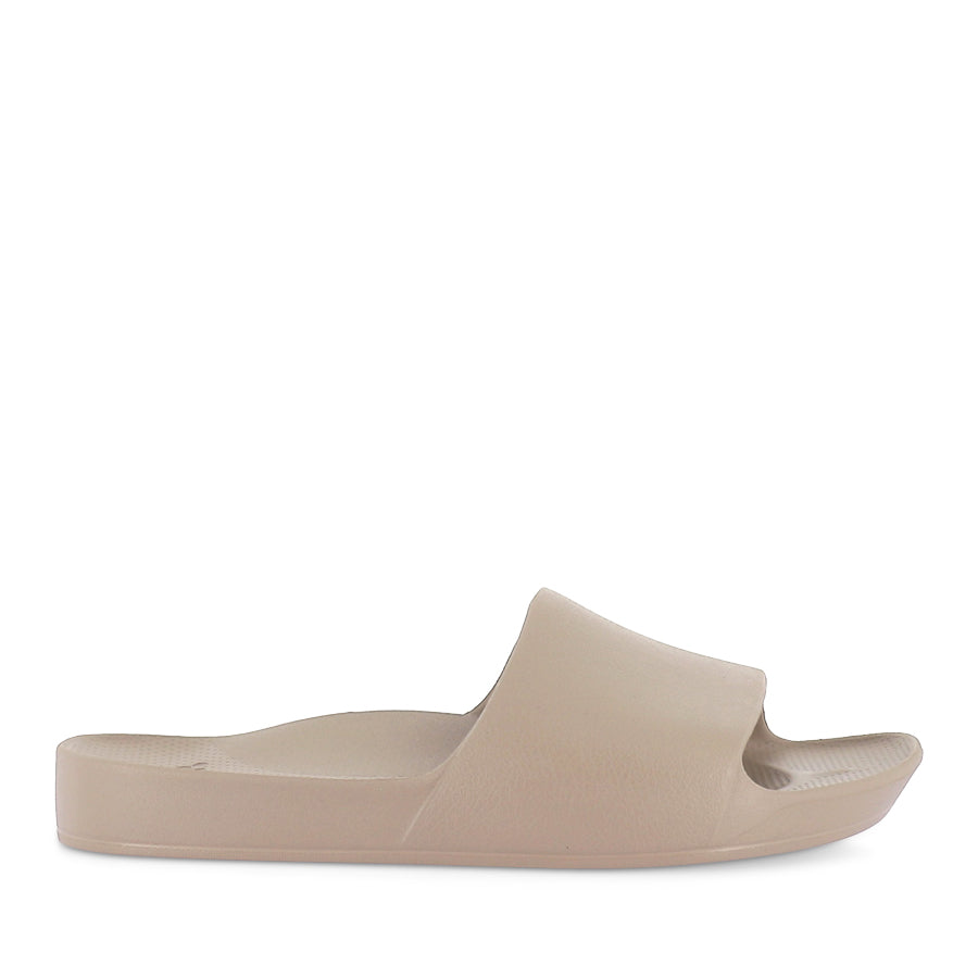 Archies  Arch Support Slides - Taupe – Sare Store