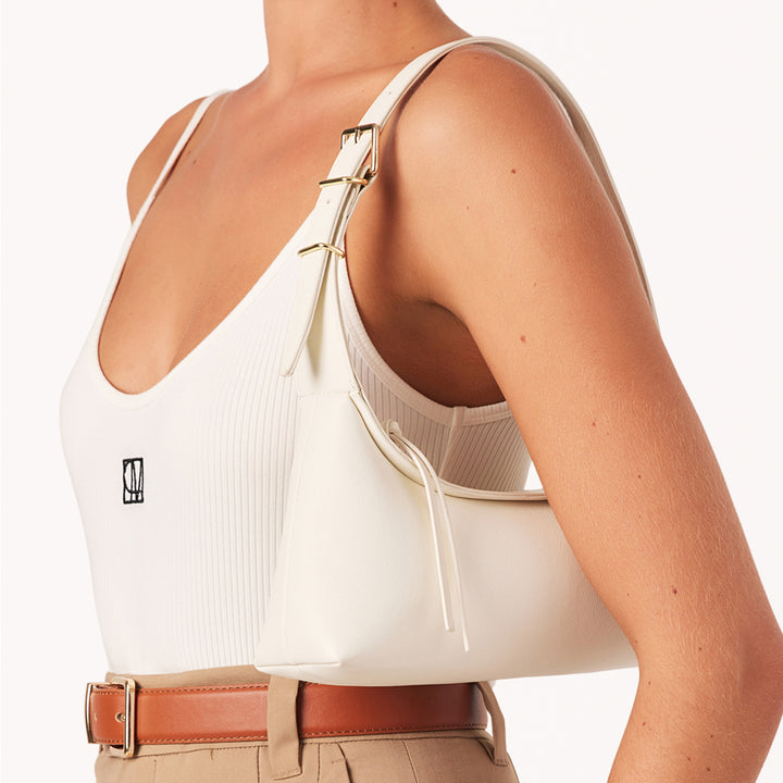 EDEN SHOULDER BAG - BONE