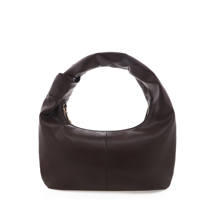 MYLA HANDLE BAG - CHOCOLATE
