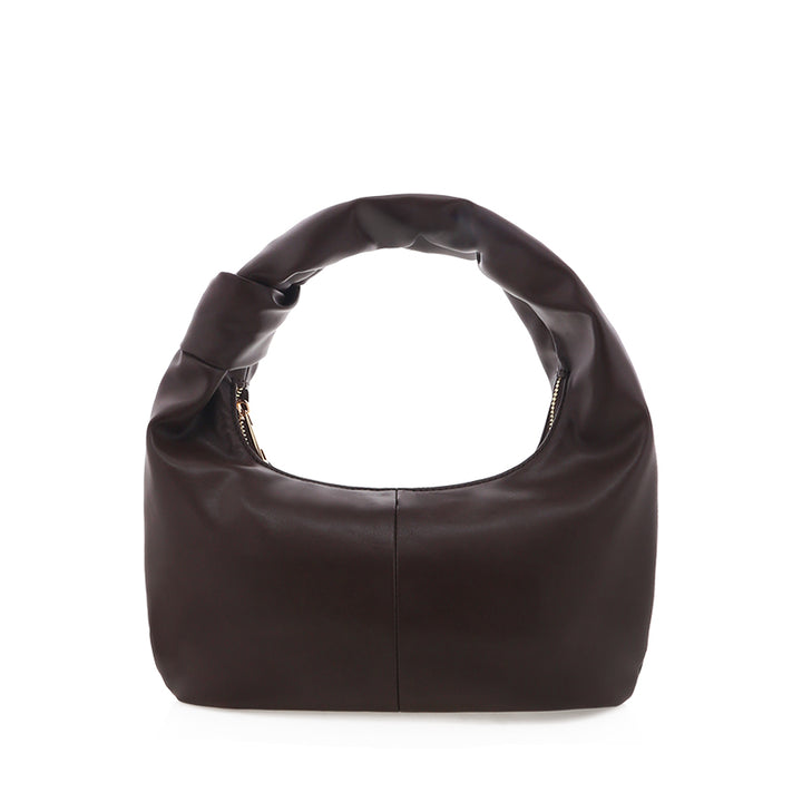 MYLA HANDLE BAG - CHOCOLATE