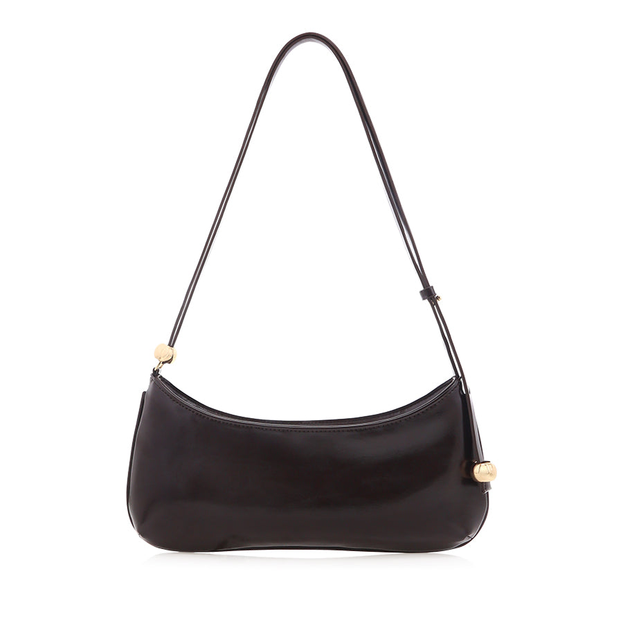 ROSABELLE SHOULDER BAG - CHOCOLATE SHINE