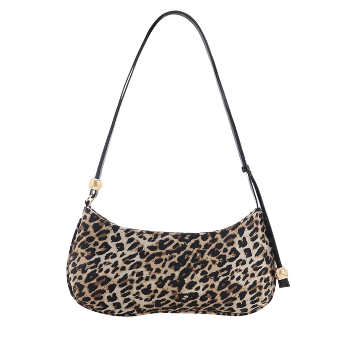 ROSABELLE SHOULDER BAG - LEOPARD SATIN