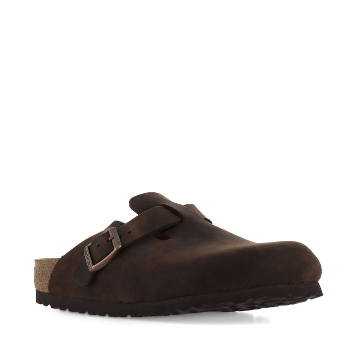 BOSTON NATURAL LEATHER NARROW - HABANA