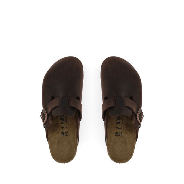 BOSTON NATURAL LEATHER NARROW - HABANA