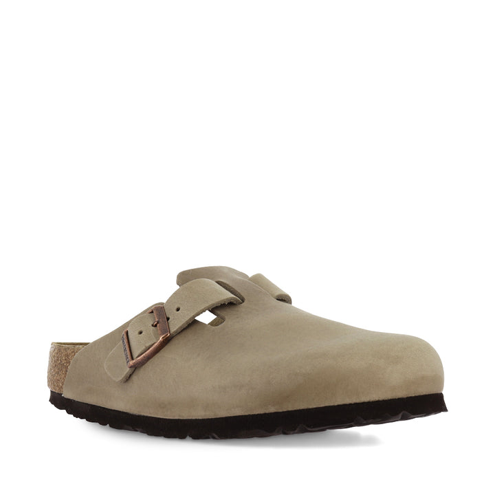 BOSTON NATURAL LEATHER - TOBACCO BROWN LEATHER