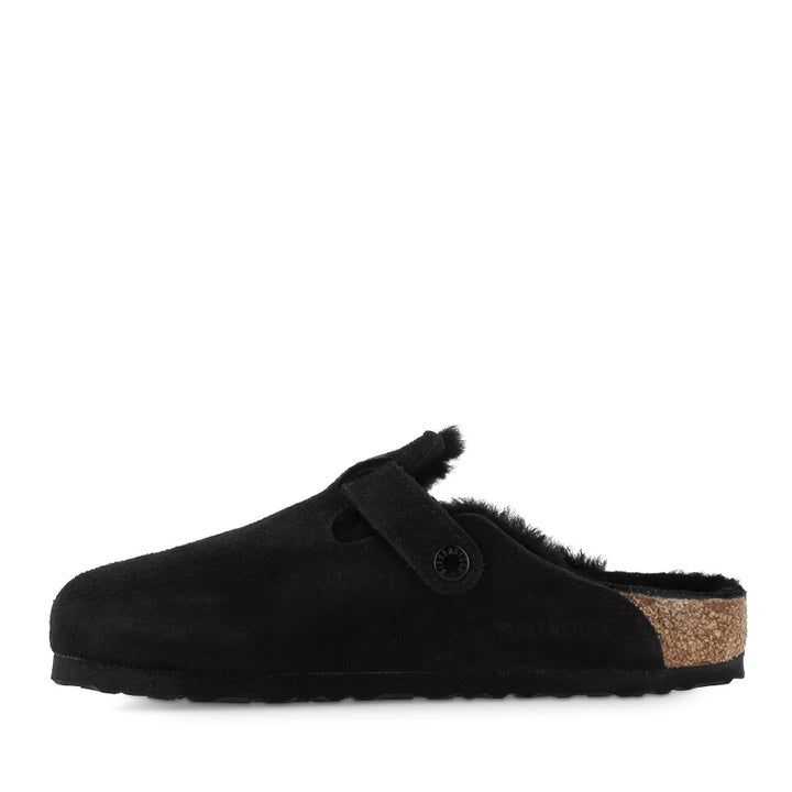 BOSTON SHEARLING - BLACK SUEDE LEATHER