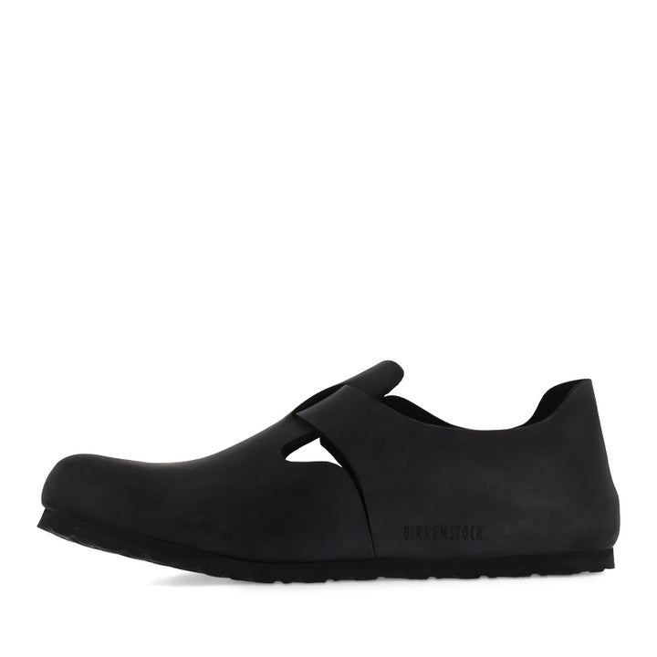 LONDON - BLACK OILED LEATHER