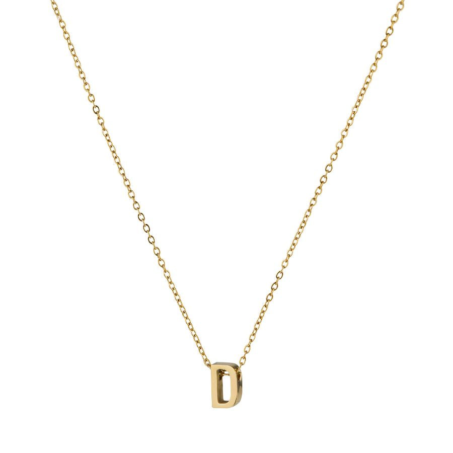 D NECKLACE - GOLD