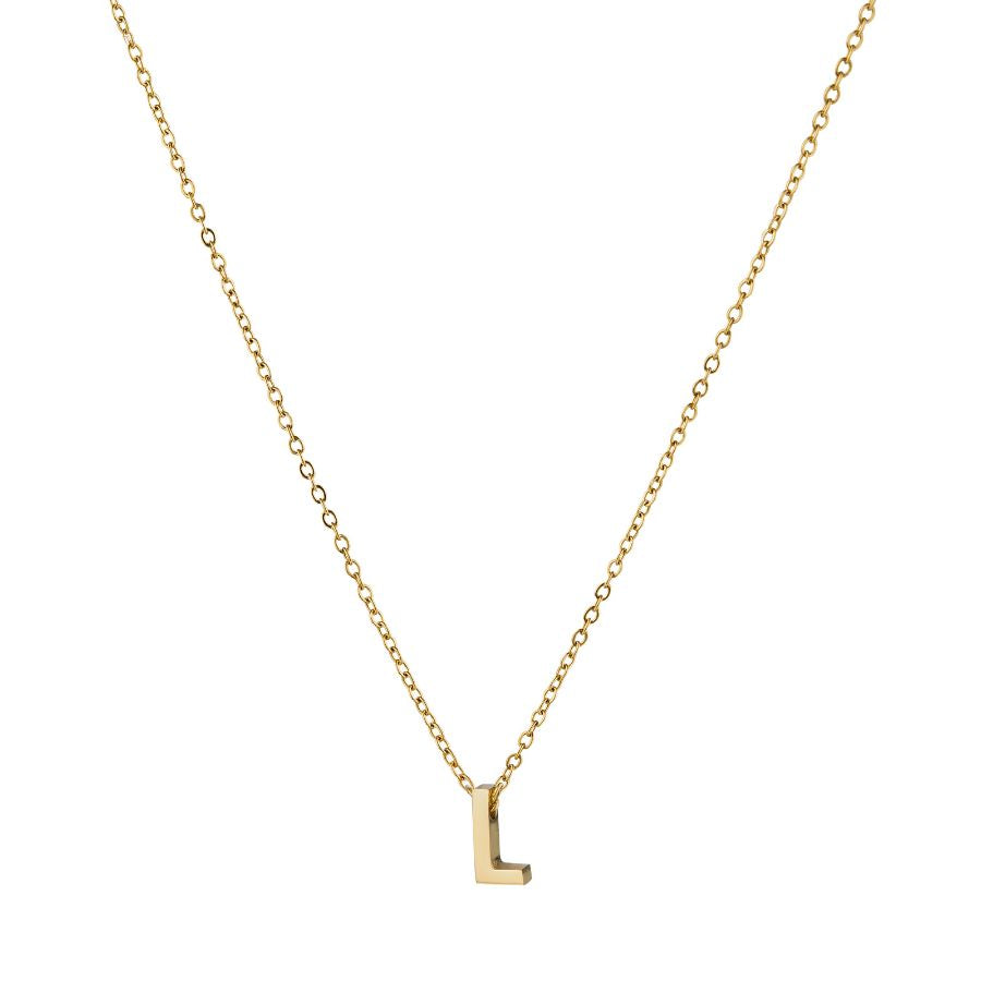L NECKLACE - GOLD