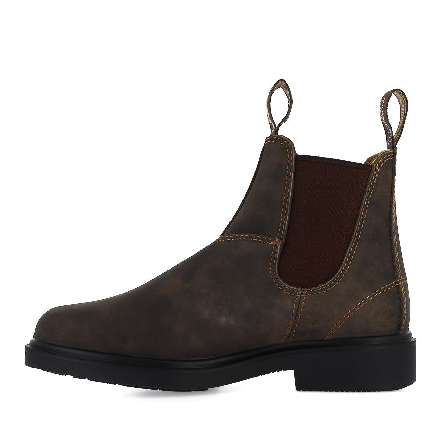 1306 DRESS - RUSTIC BROWN LEATHER