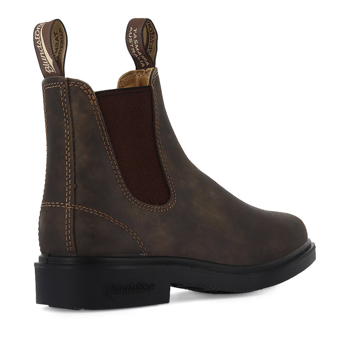 1306 DRESS - RUSTIC BROWN LEATHER