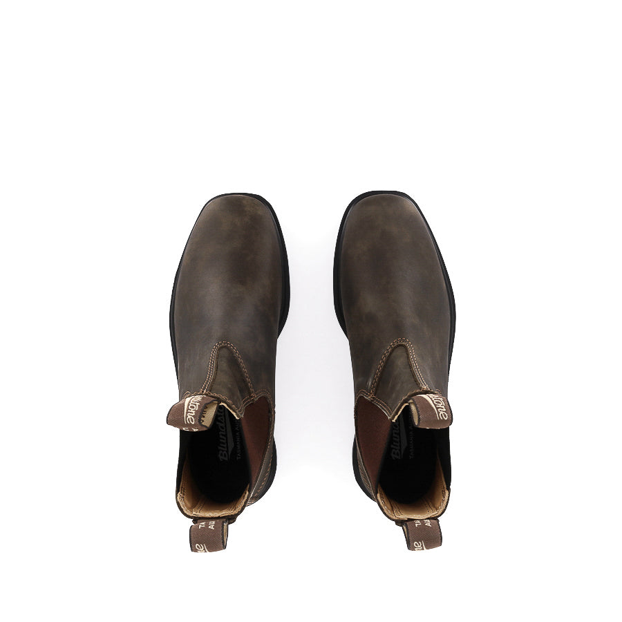 1306 DRESS - RUSTIC BROWN LEATHER