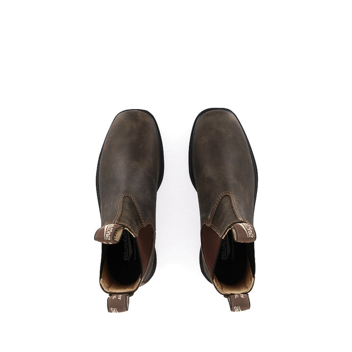 1306 DRESS - RUSTIC BROWN LEATHER