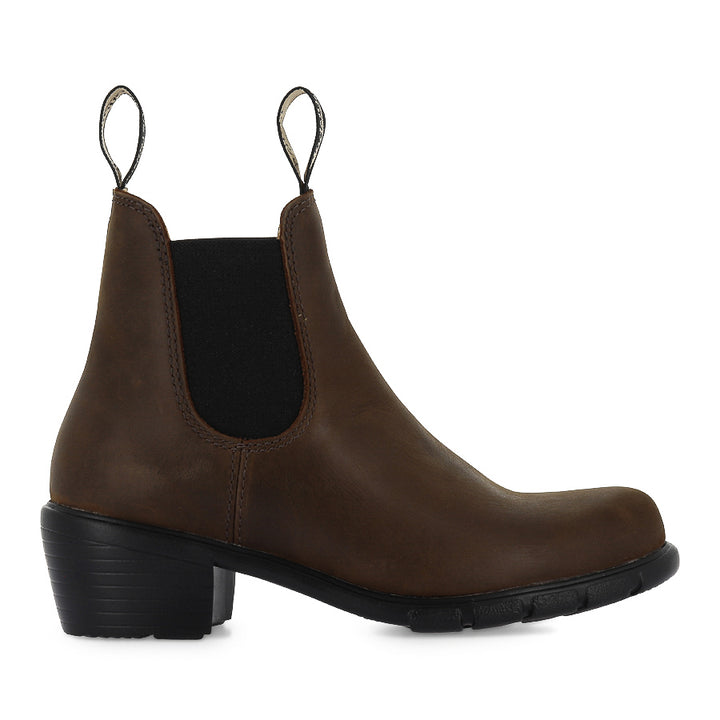 1673 W - ANTIQUE BROWN LEATHER