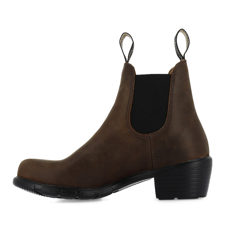 1673 W - ANTIQUE BROWN LEATHER