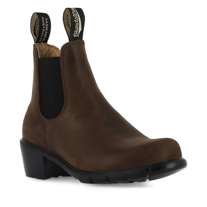 1673 W - ANTIQUE BROWN LEATHER