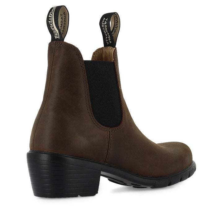 1673 W - ANTIQUE BROWN LEATHER