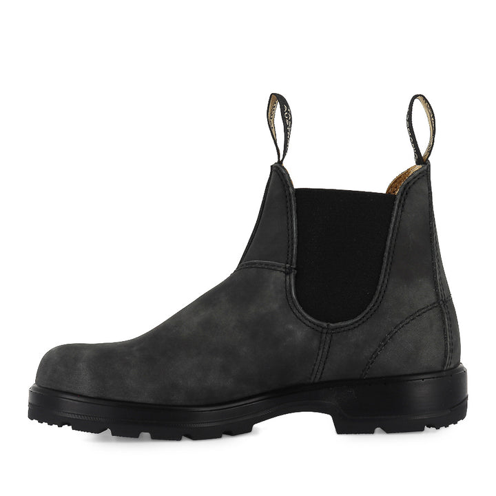 587 CLASSIC - RUSTIC BLACK LEATHER