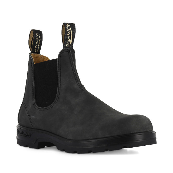 587 CLASSIC - RUSTIC BLACK LEATHER