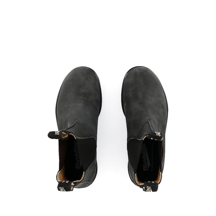 587 CLASSIC - RUSTIC BLACK LEATHER