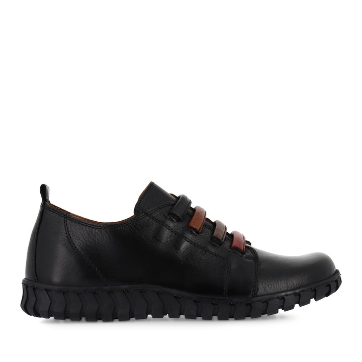 KINSLEY - BLACK MULTI LEATHER