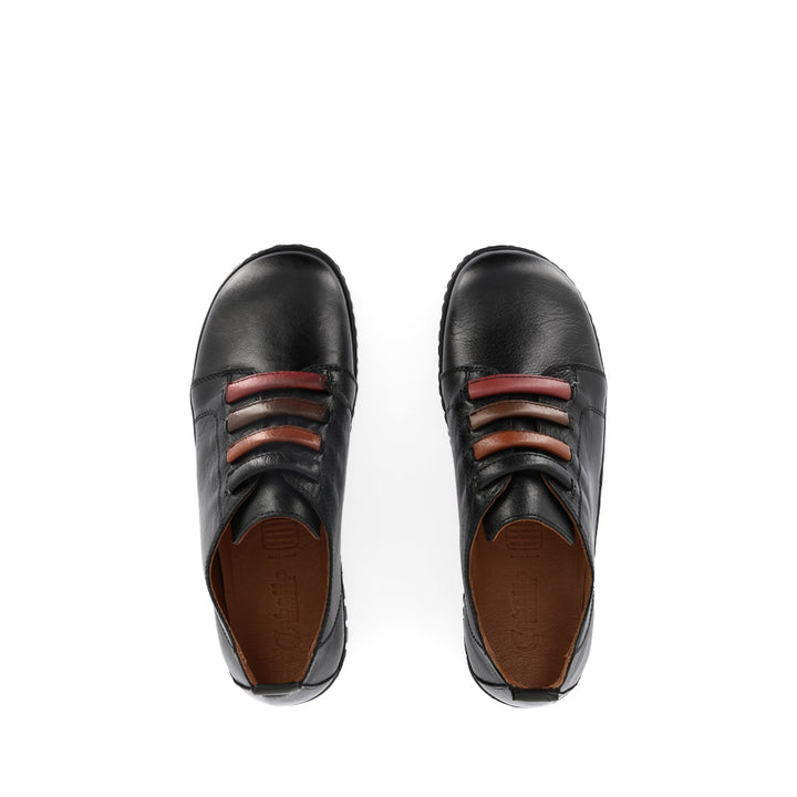 KINSLEY - BLACK MULTI LEATHER