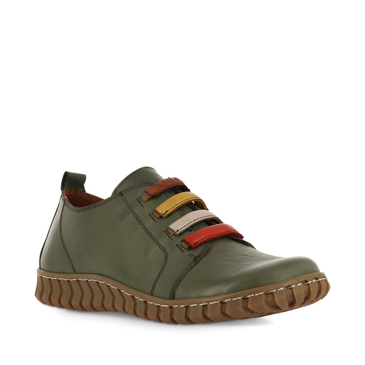 KINSLEY - OLIVE MULTI LEATHER
