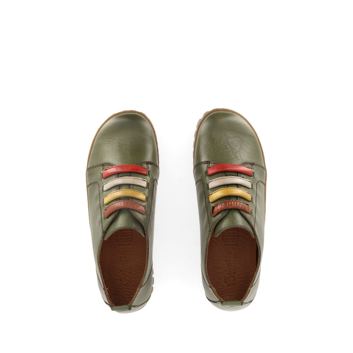 KINSLEY - OLIVE MULTI LEATHER