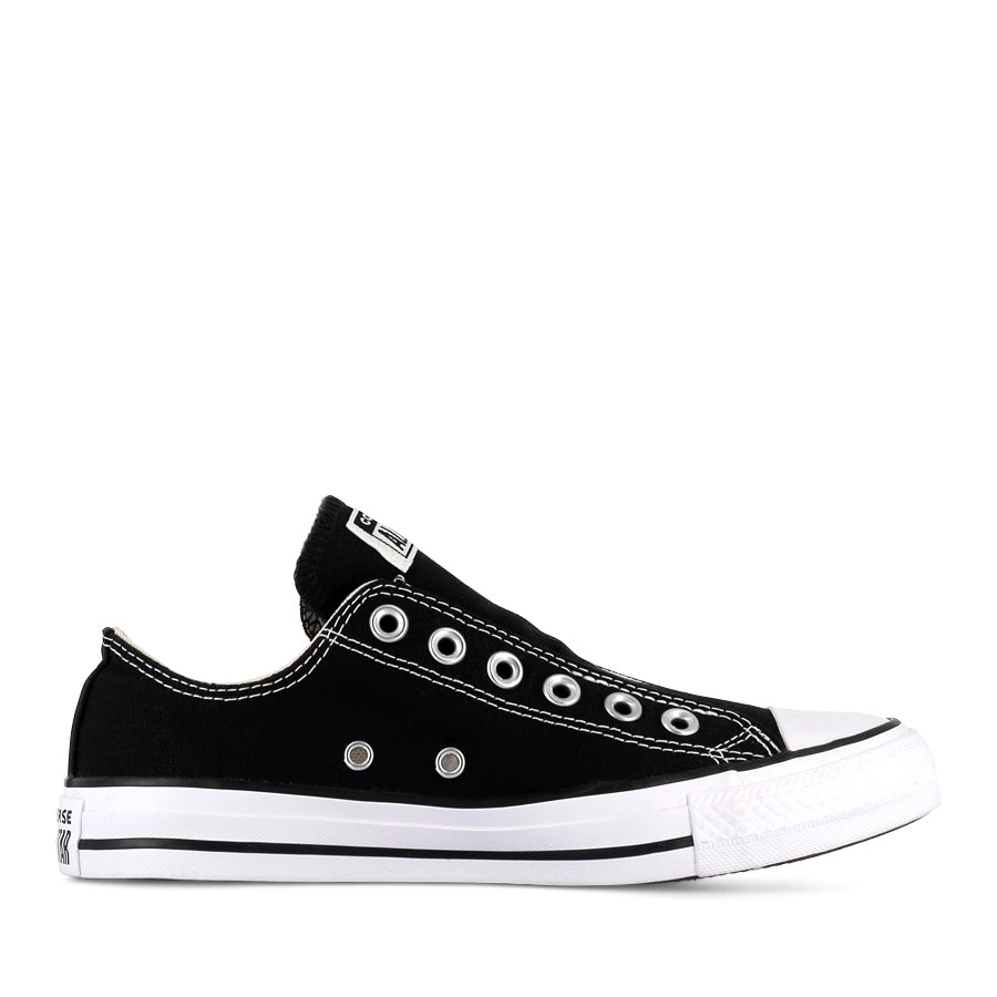 ALL STAR SLIP BLACK WHITE BLACK Evans Shoes