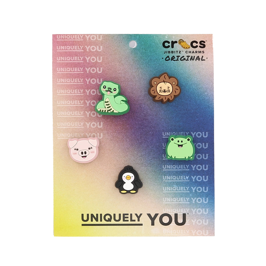 JIBBITZ 5 PACK S24 - CARTOON ANIMAL FRIENDS