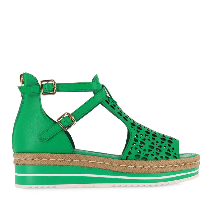 ACCRA - BRIGHT EMERALD LEATHER