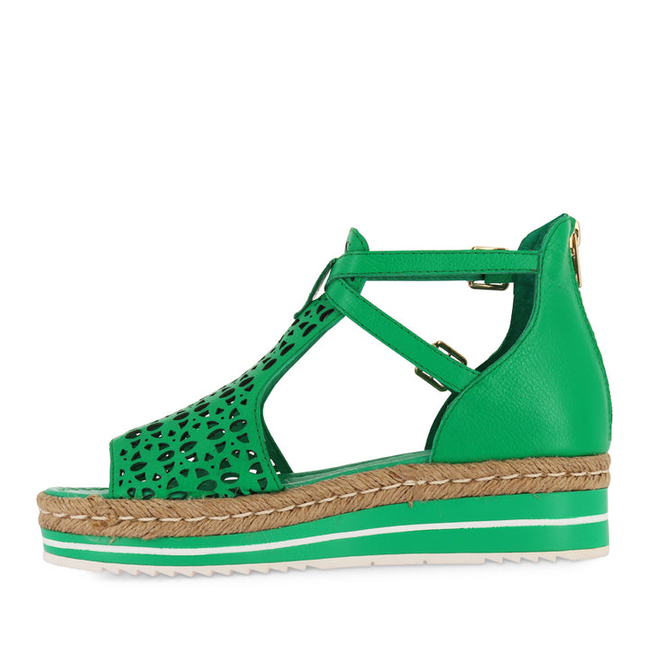 ACCRA - BRIGHT EMERALD LEATHER