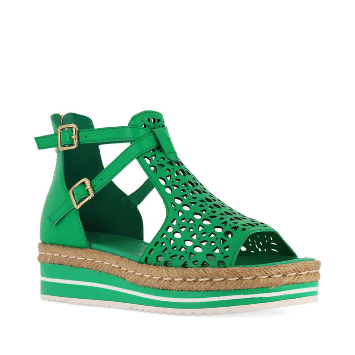 ACCRA - BRIGHT EMERALD LEATHER