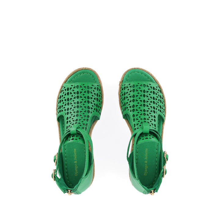 ACCRA - BRIGHT EMERALD LEATHER