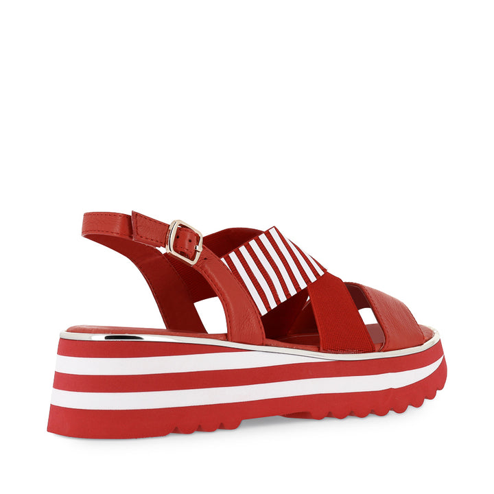 HUNTERS - RED WHITE LEATHER