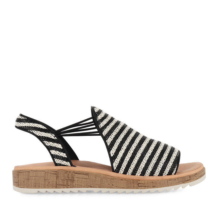 OARLISS - BLACK STRIPE RAFFIA