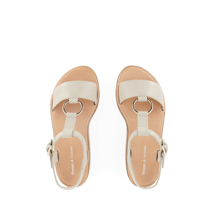 ONIGHTS - VANILLA LEATHER ALMOND SOLE