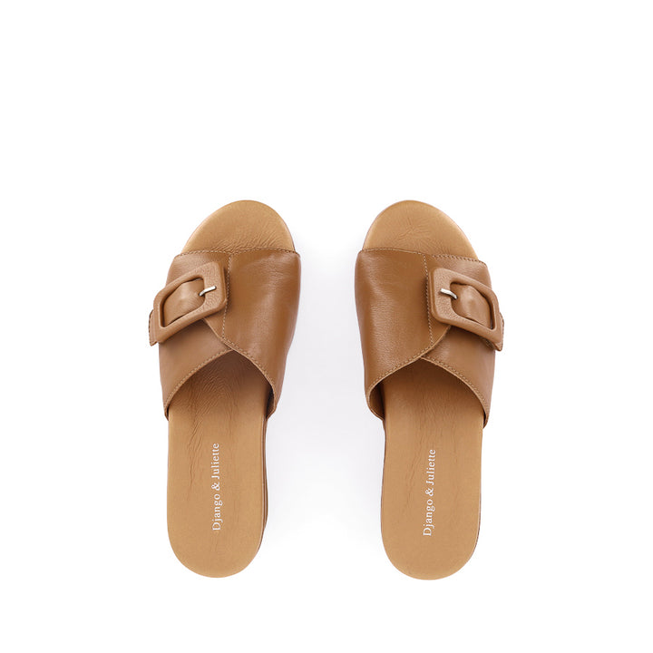 FEENIX - DARK TAN LEATHER