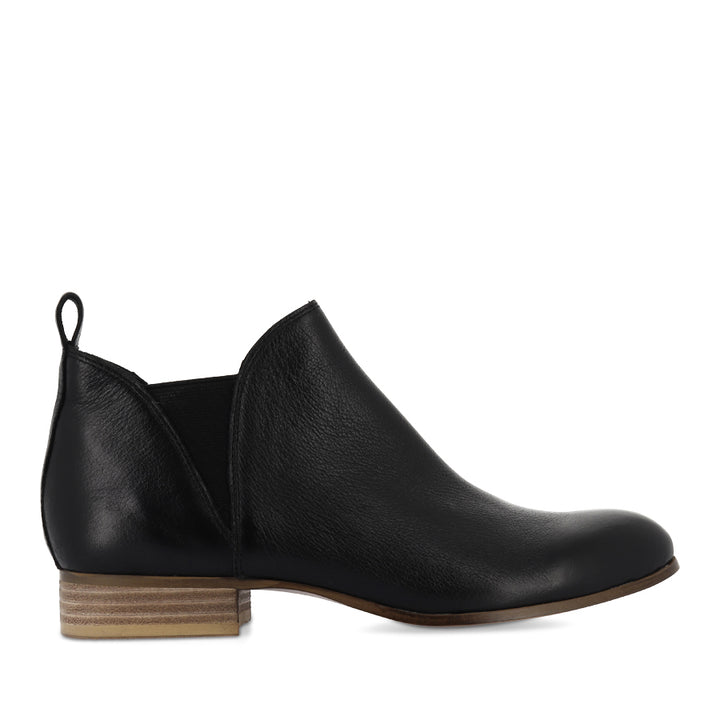 FOE - BLACK LEATHER NATURAL HEEL