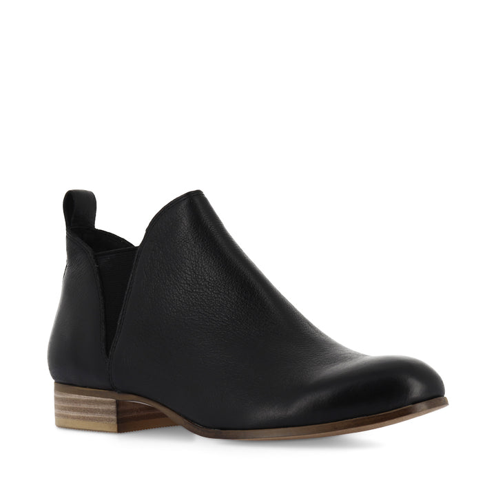 FOE - BLACK LEATHER NATURAL HEEL