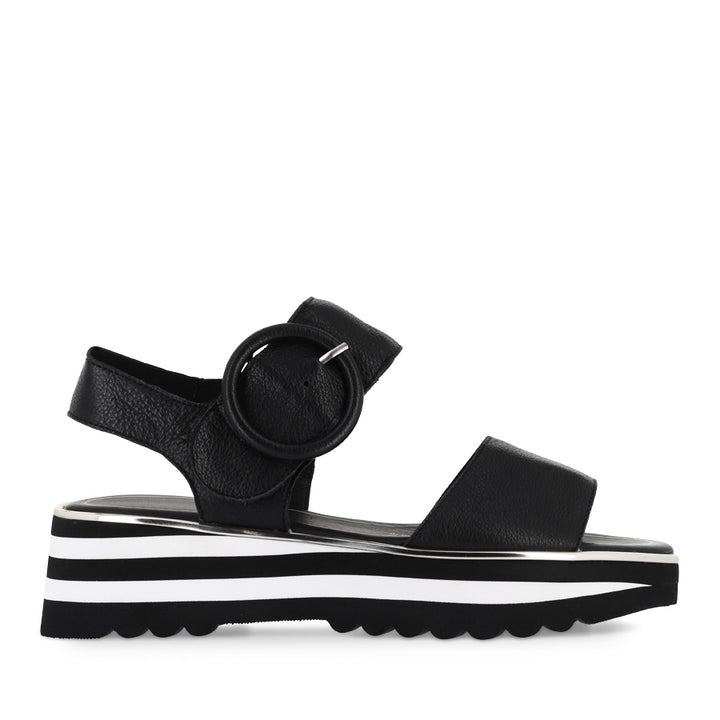 HARLOWS - BLACK LEATHER