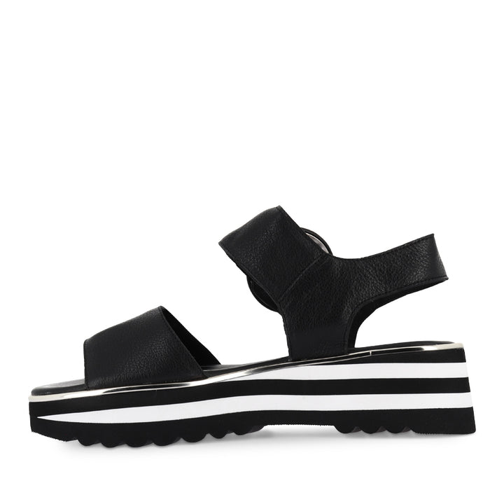 HARLOWS - BLACK LEATHER