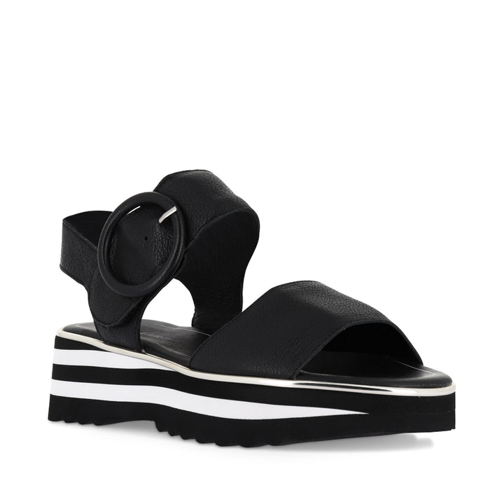 HARLOWS - BLACK LEATHER