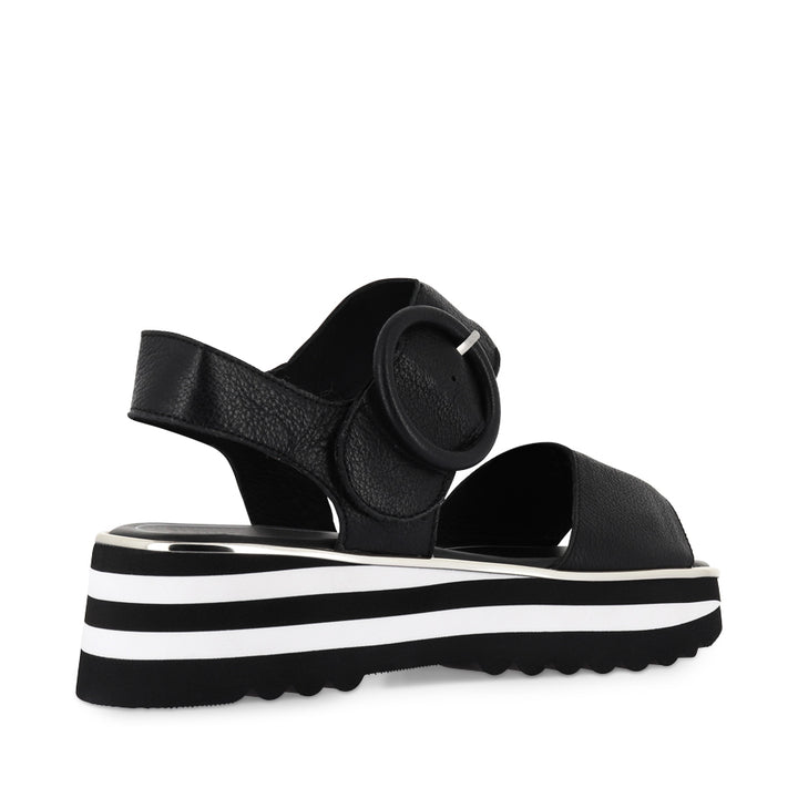 HARLOWS - BLACK LEATHER