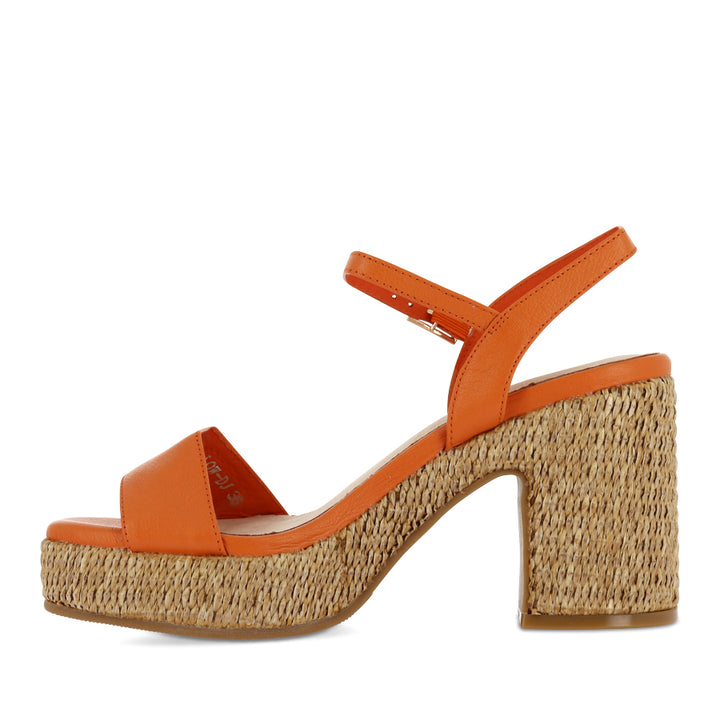 KELLOW - BRIGHT ORANGE LEATHER